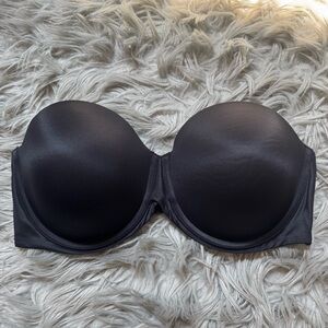 Maidenform Strapless Black Bra 40D